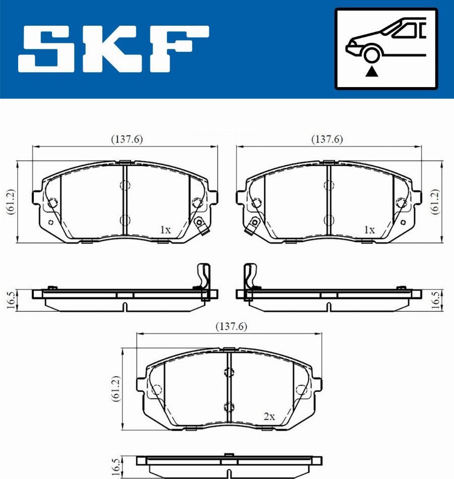 SKF VKBP 80106 A - Jarrupala, levyjarru inparts.fi