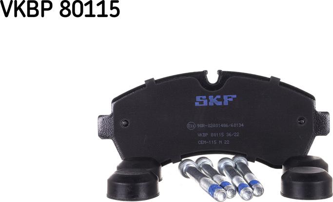 SKF VKBP 80115 - Jarrupala, levyjarru inparts.fi