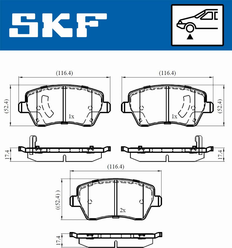 SKF VKBP 80182 A - Jarrupala, levyjarru inparts.fi