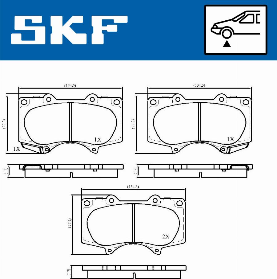 SKF VKBP 80135 A - Jarrupala, levyjarru inparts.fi