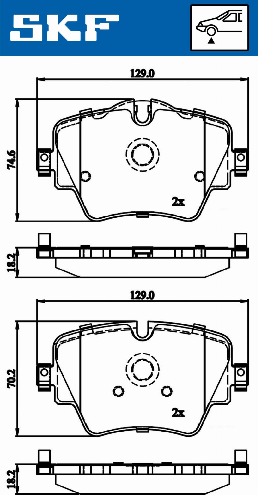 SKF VKBP 80132 - Jarrupala, levyjarru inparts.fi