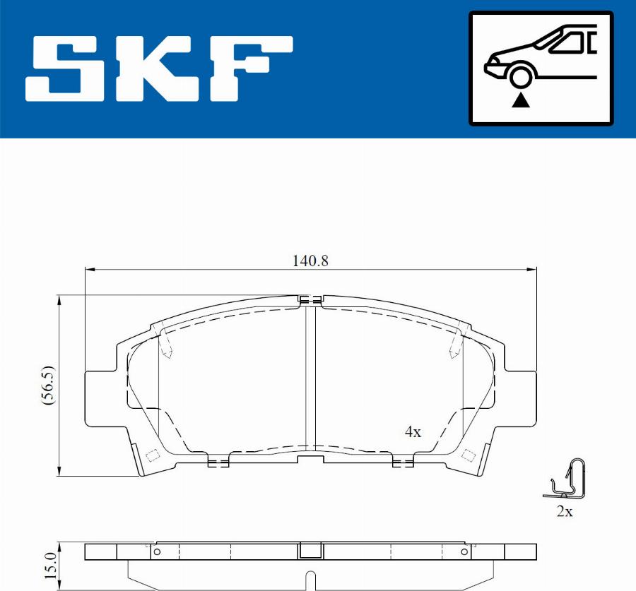 SKF VKBP 80891 A - Jarrupala, levyjarru inparts.fi