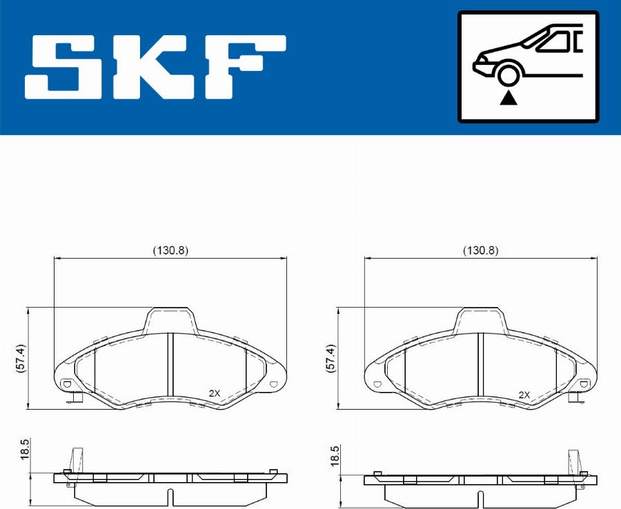 SKF VKBP 80864 A - Jarrupala, levyjarru inparts.fi