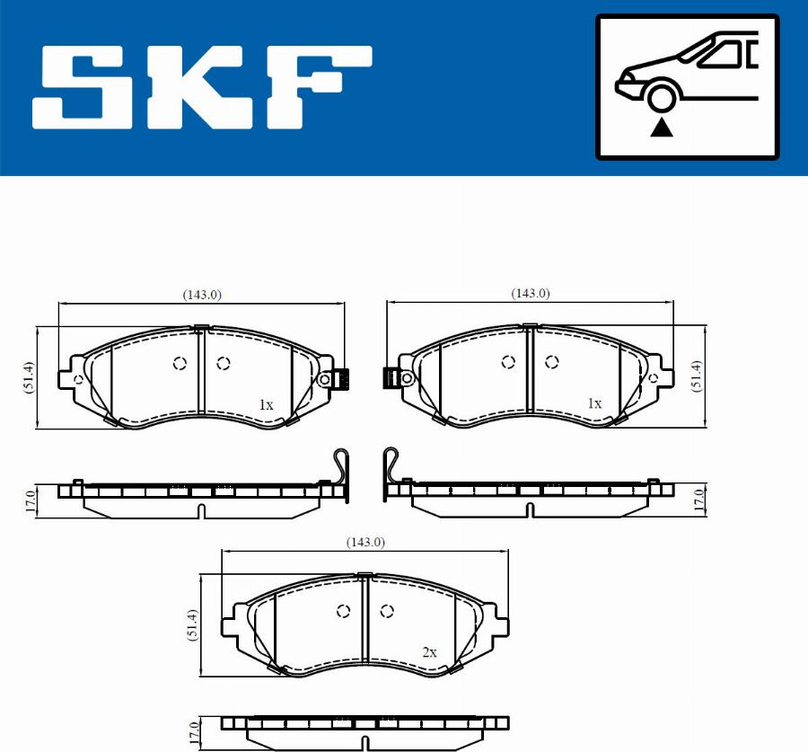 SKF VKBP 80865 A - Jarrupala, levyjarru inparts.fi