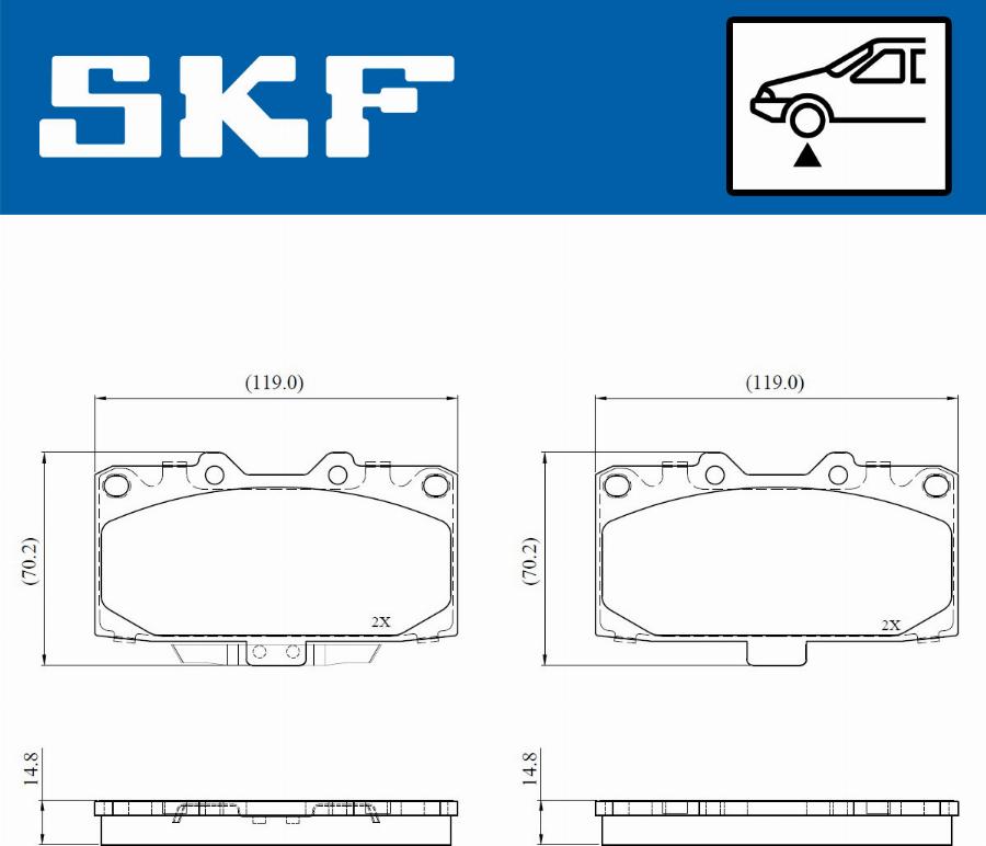 SKF VKBP 80816 A - Jarrupala, levyjarru inparts.fi