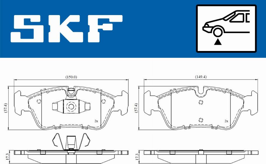 SKF VKBP 80399 - Jarrupala, levyjarru inparts.fi