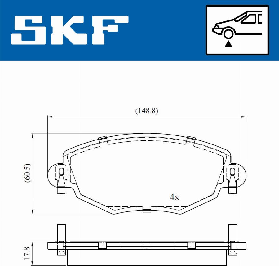 SKF VKBP 80390 - Jarrupala, levyjarru inparts.fi