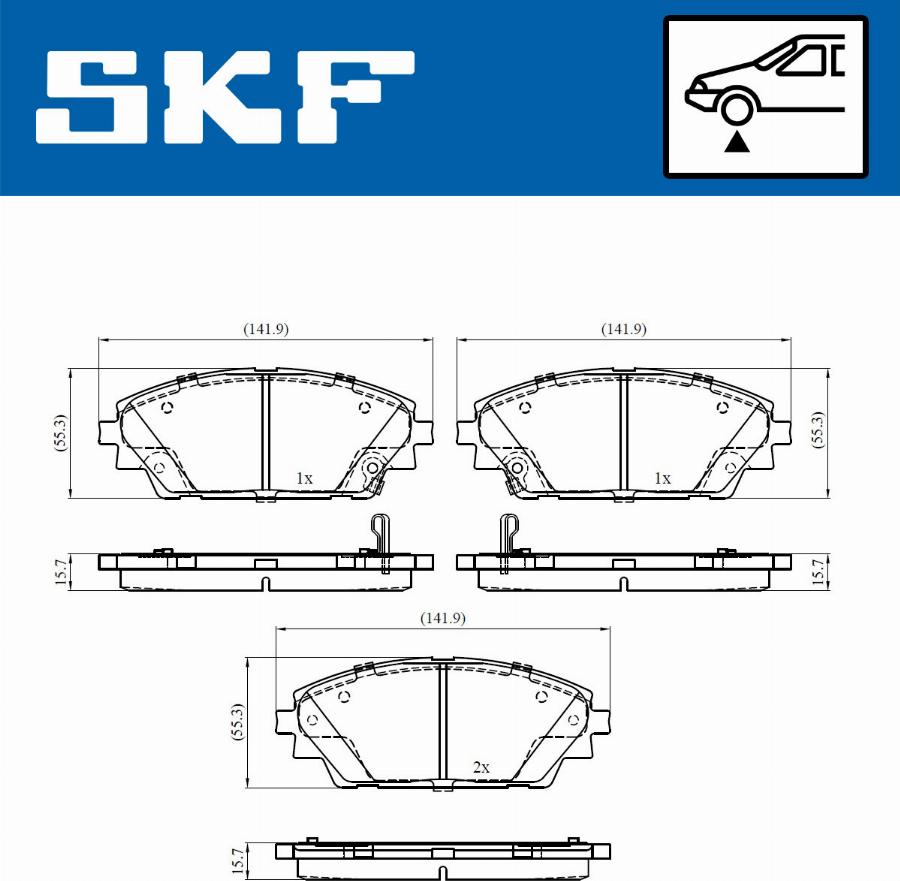 SKF VKBP 80341 A - Jarrupala, levyjarru inparts.fi