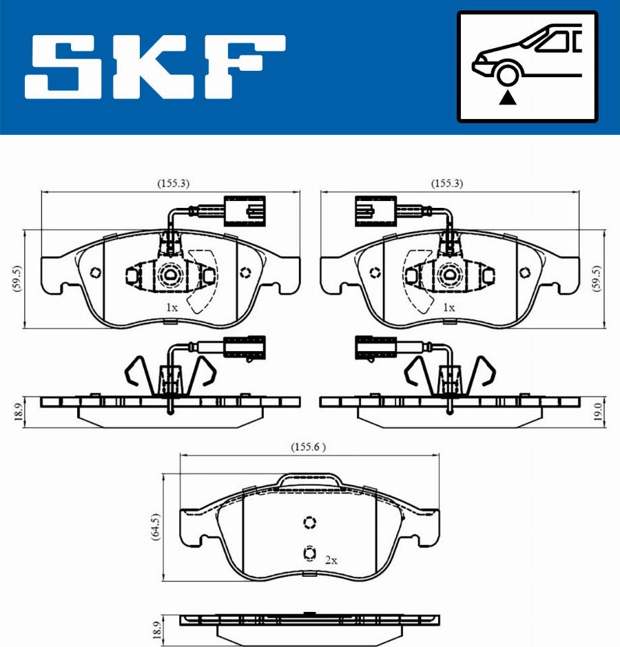 SKF VKBP 80353 E - Jarrupala, levyjarru inparts.fi