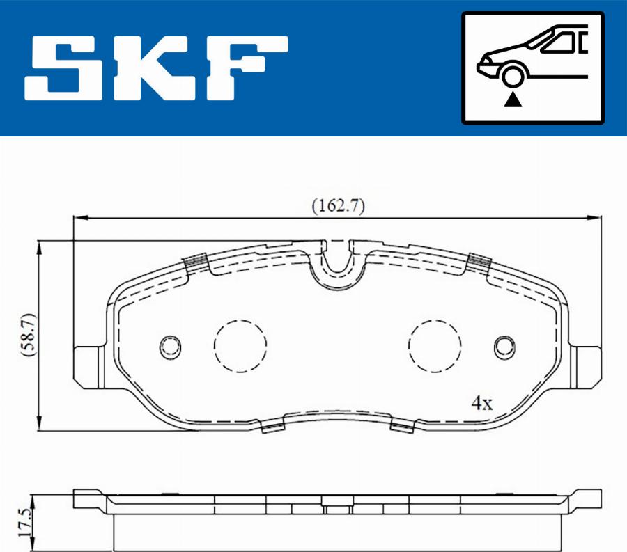 SKF VKBP 80306 - Jarrupala, levyjarru inparts.fi