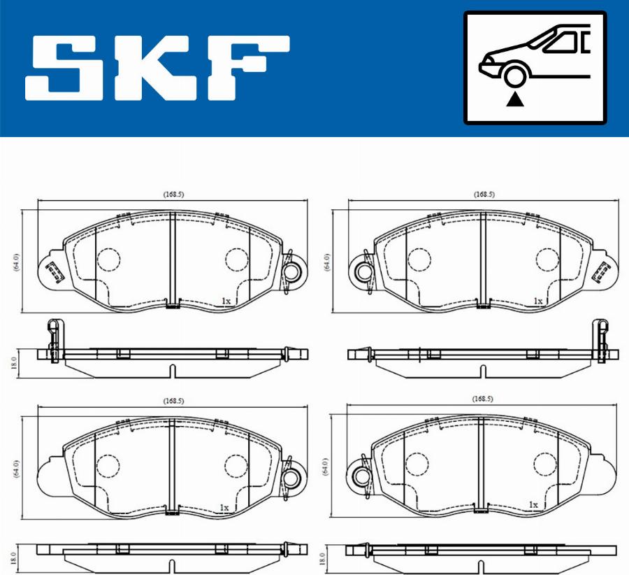 SKF VKBP 80300 A - Jarrupala, levyjarru inparts.fi