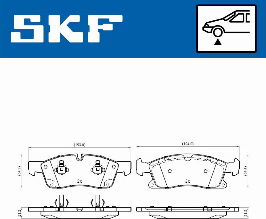 SKF VKBP 80389 - Jarrupala, levyjarru inparts.fi