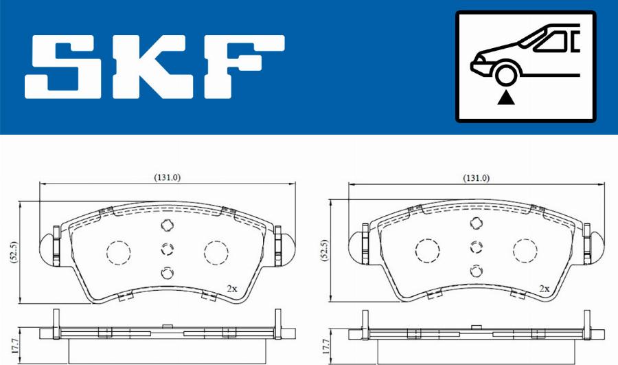 SKF VKBP 80380 - Jarrupala, levyjarru inparts.fi