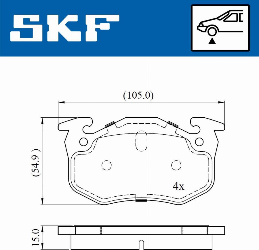 SKF VKBP 80387 E - Jarrupala, levyjarru inparts.fi