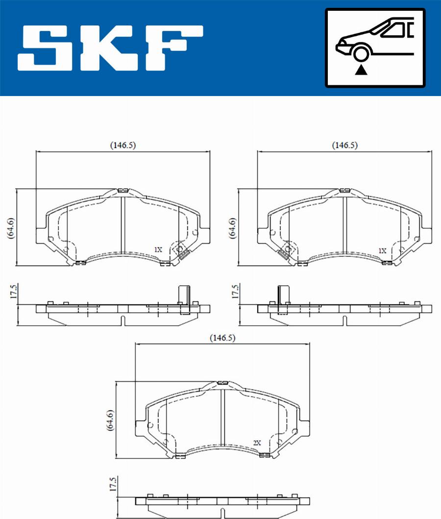 SKF VKBP 80334 A - Jarrupala, levyjarru inparts.fi