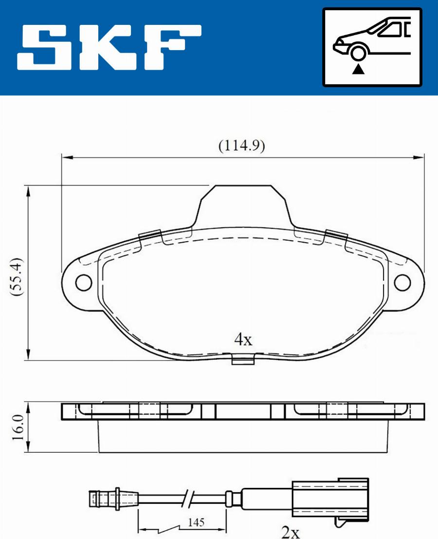 SKF VKBP 80299 E - Jarrupala, levyjarru inparts.fi