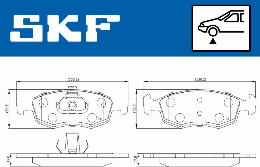 SKF VKBP 80294 - Jarrupala, levyjarru inparts.fi