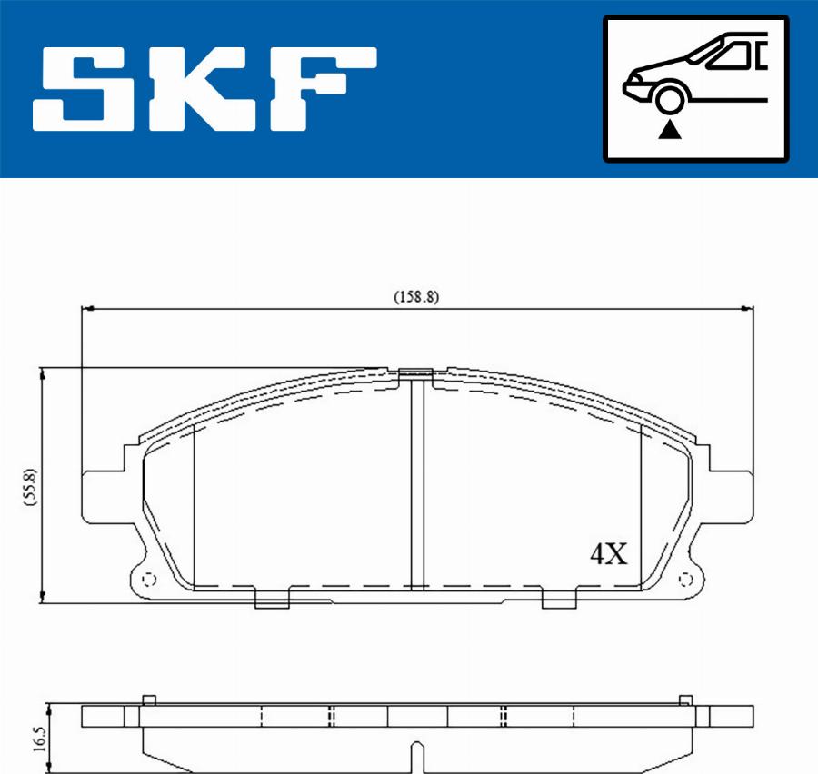 SKF VKBP 80296 - Jarrupala, levyjarru inparts.fi