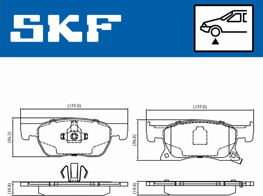 SKF VKBP 80291 A - Jarrupala, levyjarru inparts.fi