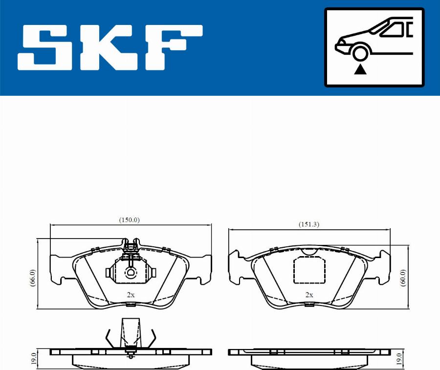 SKF VKBP 80243 - Jarrupala, levyjarru inparts.fi