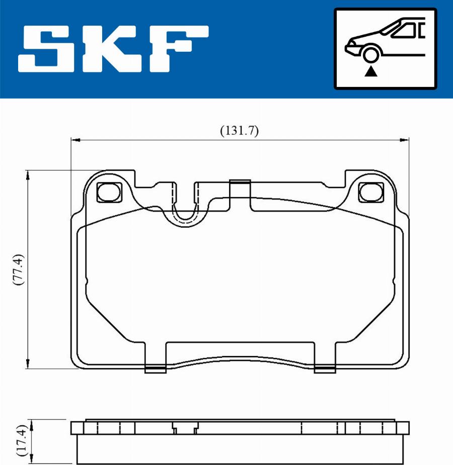 SKF VKBP 80225 - Jarrupala, levyjarru inparts.fi