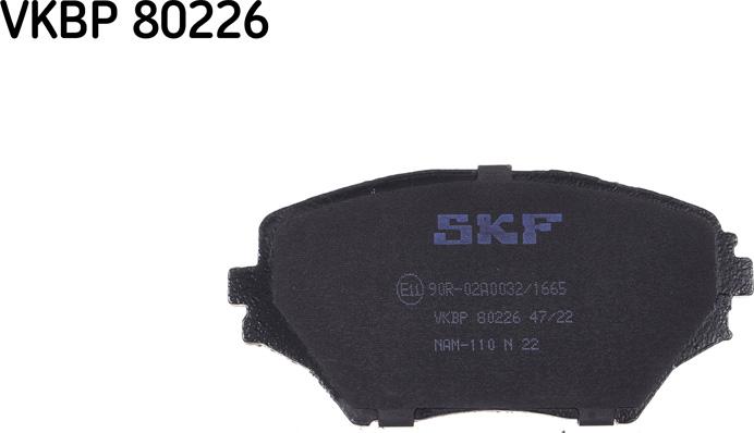 SKF VKBP 80226 - Jarrupala, levyjarru inparts.fi