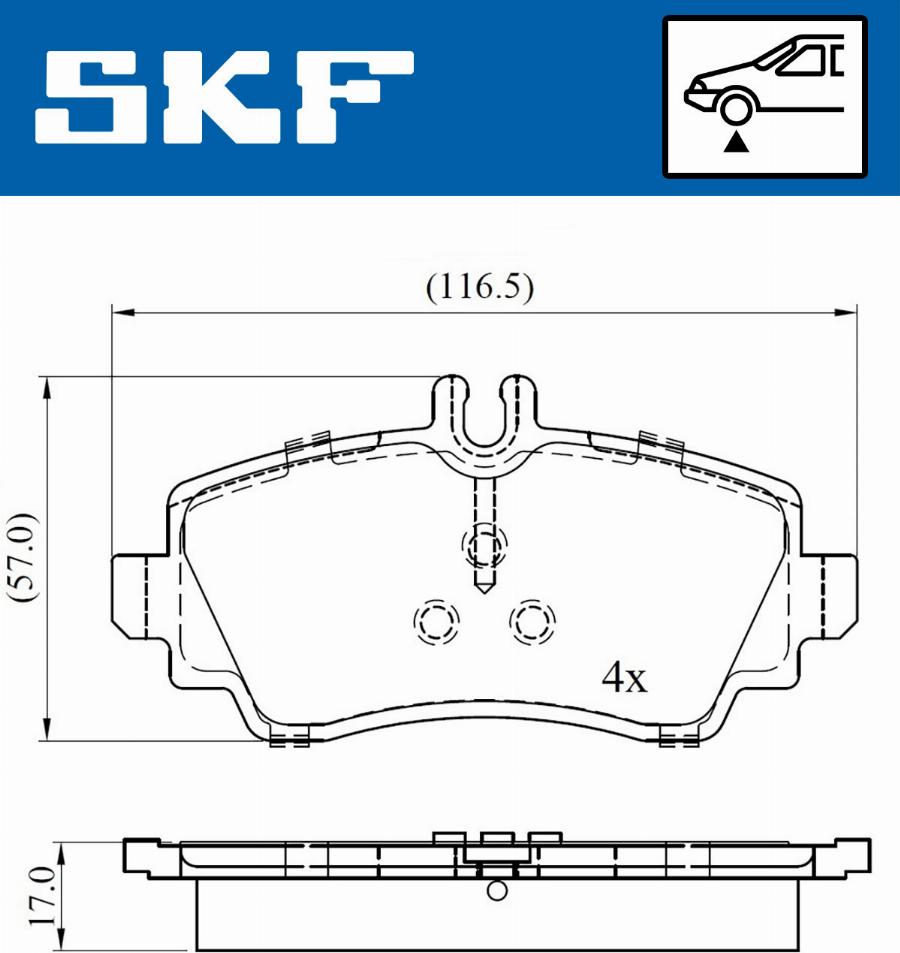 SKF VKBP 80220 - Jarrupala, levyjarru inparts.fi