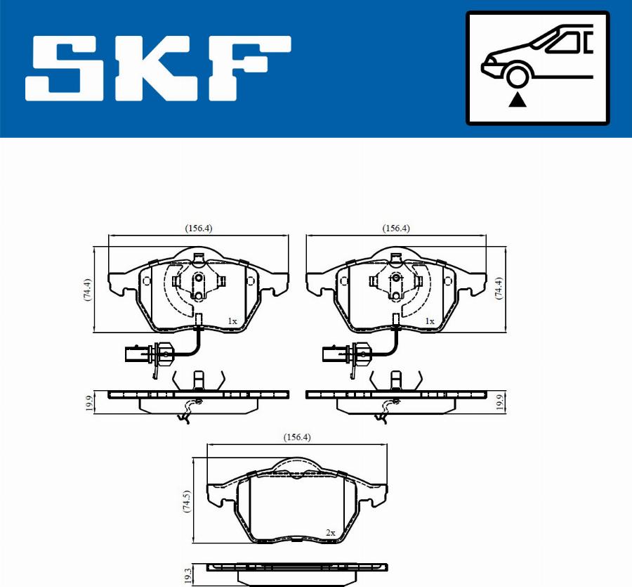 SKF VKBP 80749 E - Jarrupala, levyjarru inparts.fi