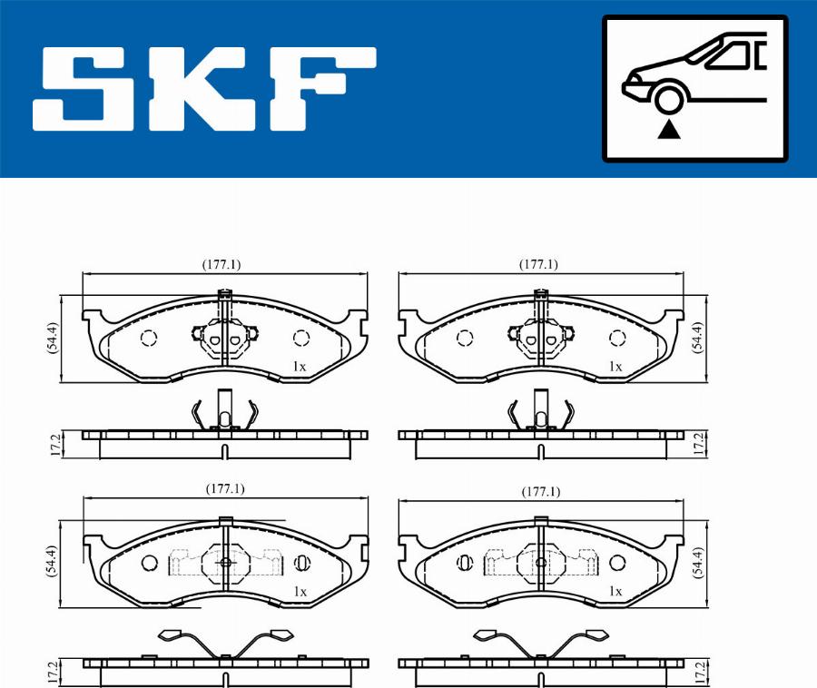 SKF VKBP 80741 - Jarrupala, levyjarru inparts.fi