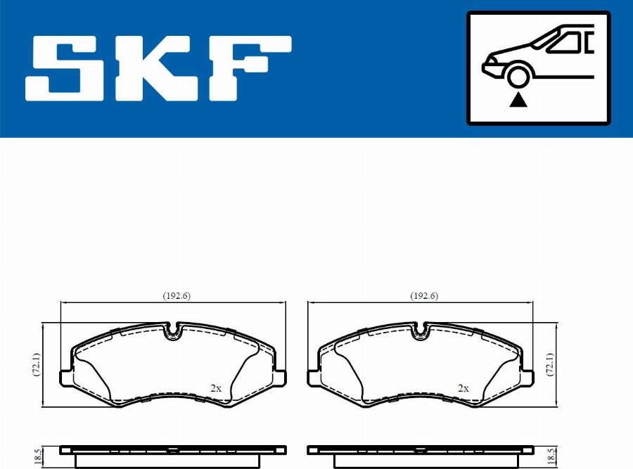 SKF VKBP 80703 - Jarrupala, levyjarru inparts.fi