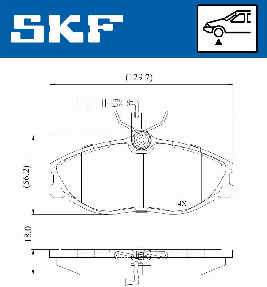 SKF VKBP 80770 E - Jarrupala, levyjarru inparts.fi