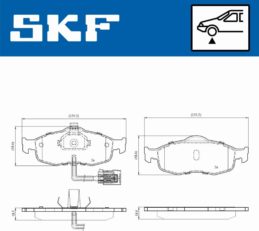 SKF VKBP 80778 E - Jarrupala, levyjarru inparts.fi