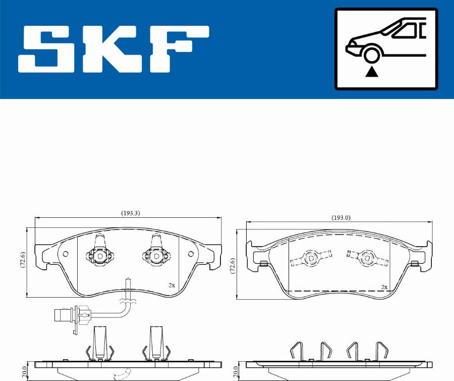 SKF VKBP 81044 E - Jarrupala, levyjarru inparts.fi