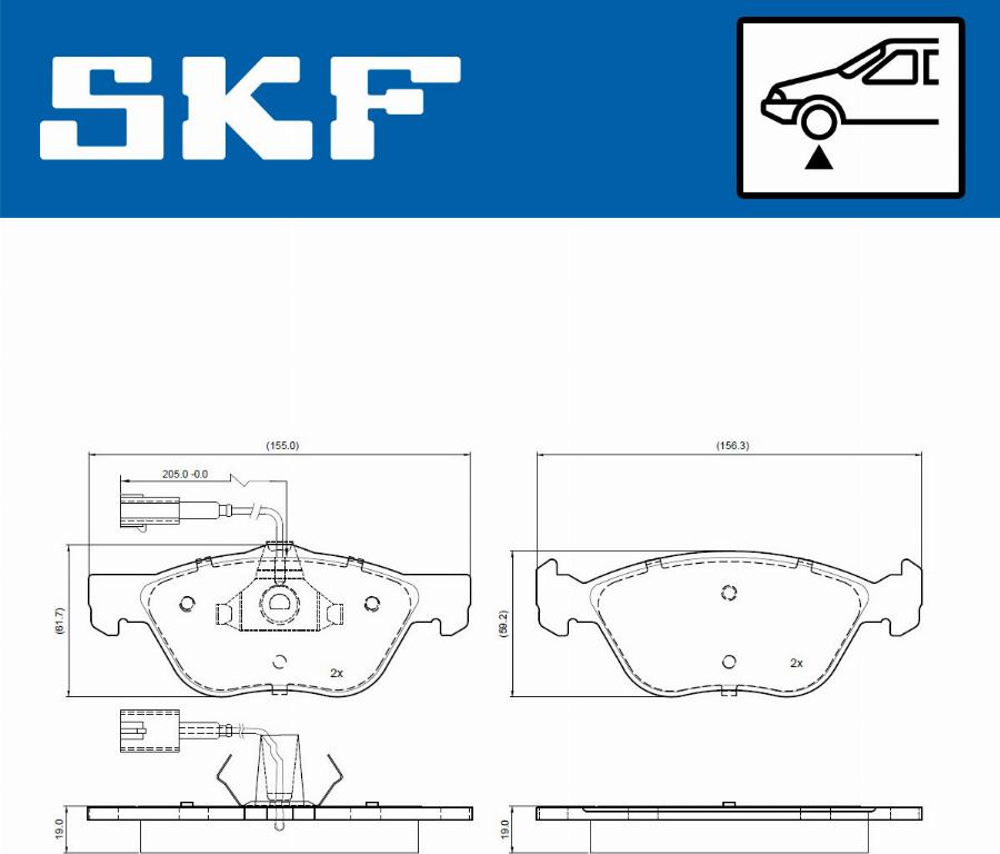 SKF VKBP 81050 E - Jarrupala, levyjarru inparts.fi