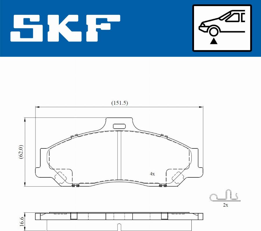 SKF VKBP 81084 A - Jarrupala, levyjarru inparts.fi