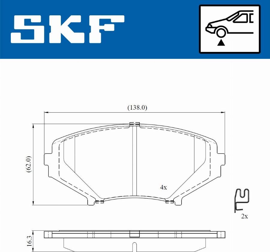 SKF VKBP 81085 A - Jarrupala, levyjarru inparts.fi