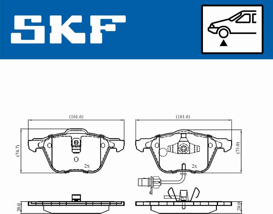 SKF VKBP 81035 E - Jarrupala, levyjarru inparts.fi