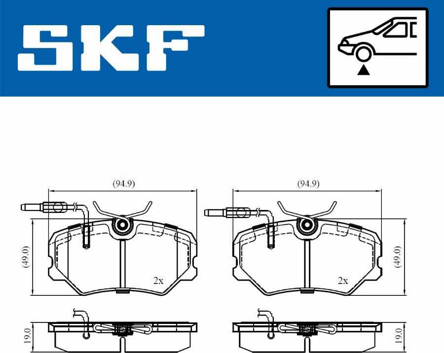 SKF VKBP 81033 E - Jarrupala, levyjarru inparts.fi