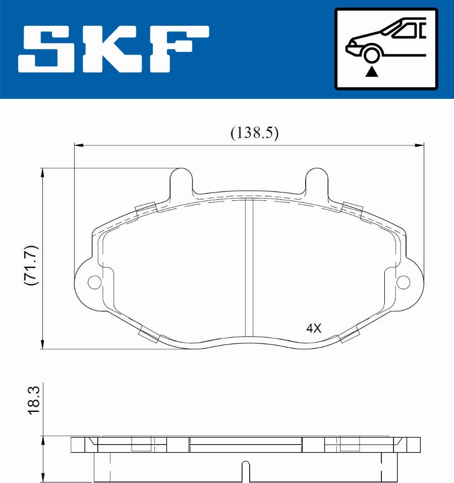 SKF VKBP 81028 - Jarrupala, levyjarru inparts.fi