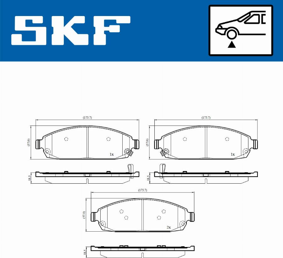 SKF VKBP 81110 A - Jarrupala, levyjarru inparts.fi