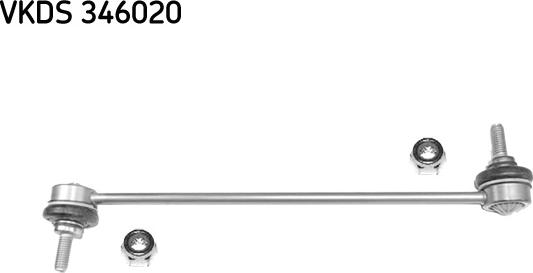 SKF VKDS 346020 - Tanko, kallistuksenvaimennin inparts.fi