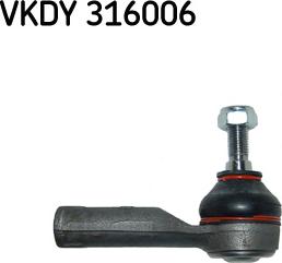 SKF VKDY 316006 - Raidetangon pää inparts.fi