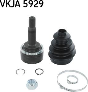 SKF VKJA 5929 - Nivelsarja, vetoakseli inparts.fi