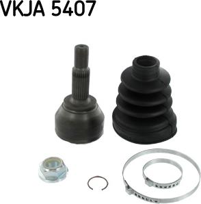 SKF VKJA 5407 - Nivelsarja, vetoakseli inparts.fi