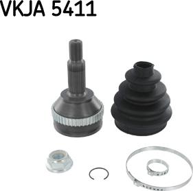 SKF VKJA 5411 - Nivelsarja, vetoakseli inparts.fi