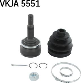 SKF VKJA 5551 - Nivelsarja, vetoakseli inparts.fi