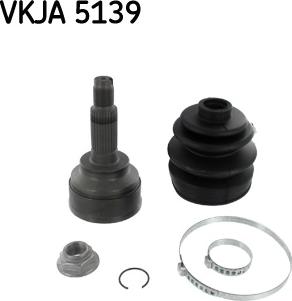 SKF VKJA 5139 - Nivelsarja, vetoakseli inparts.fi