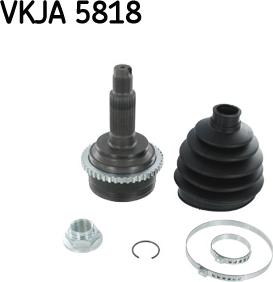 SKF VKJA 5818 - Nivelsarja, vetoakseli inparts.fi