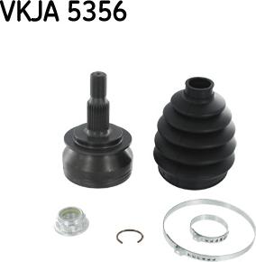 SKF VKJA 5356 - Nivelsarja, vetoakseli inparts.fi