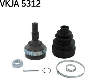 SKF VKJA 5312 - Nivelsarja, vetoakseli inparts.fi